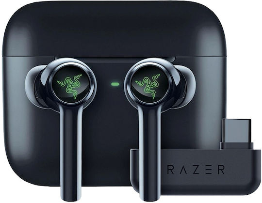 Razer Hammerhead Pro Hyperspeed In-Ear Bluetooth-Freisprecheinrichtung Kopfhörer mit Schweißresistenz und Ladeetui Schwarz