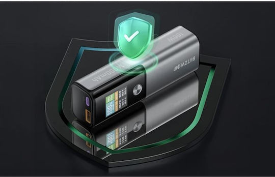BlitzWolf BW-P23 Power Bank 14000mAh 100W with USB-A Output Port and USB-C Output Port Power Delivery Quick Charge Multicolour