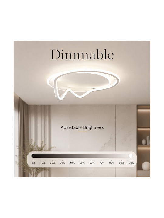 Lightplanet Plafonieră de Tavan cu LED Integrat și Telecomandă