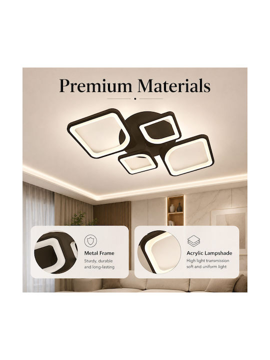 Lightplanet Smart Ceiling Mount Light Brown with Integrated LED and Remote Control