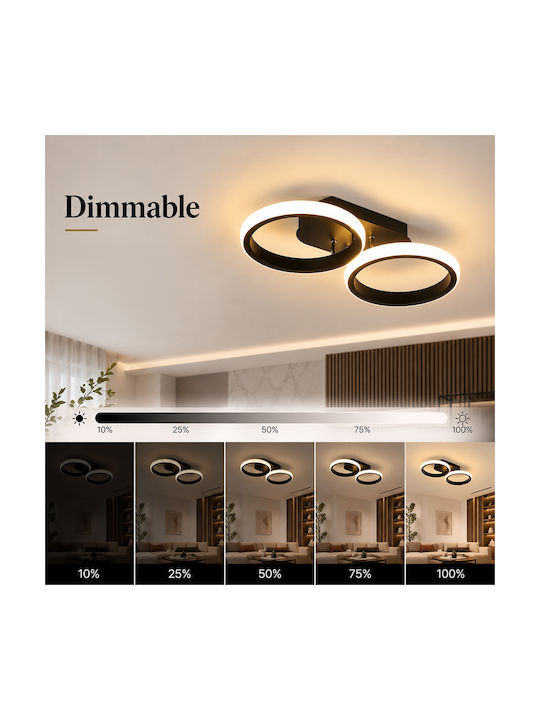 Lightplanet Plafonieră de Tavan cu LED Integrat și Telecomandă