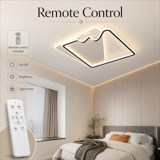 Lightplanet Deckenleuchte montieren mit Integrierter LED und Fernbedienung