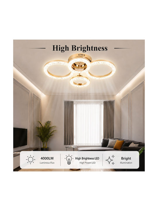Lightplanet Plafonieră De Tavan Cu LED Integrat Și Telecomandă