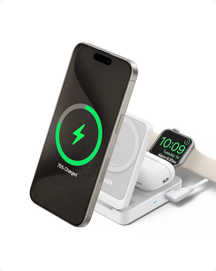 Anker Kabellose Ladestation Qi 15W Weiß