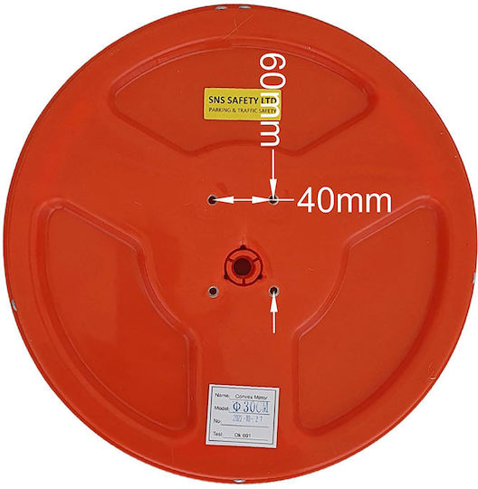 Doorado Traffic Mirror 30cm In Red Colour