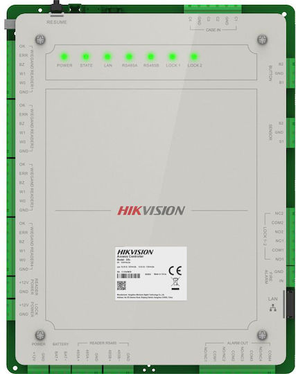 Controler Acces Două Uși Wiegand Rs485 Alarmă Hikvision Ds-k2622x P