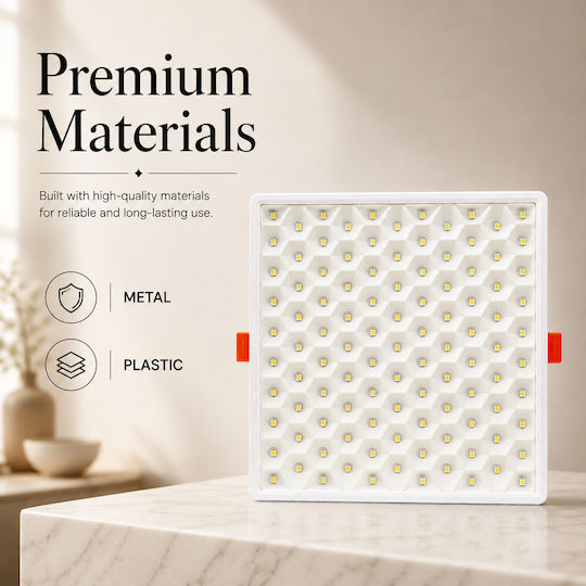 Lightplanet Încastrat Panou LED Putere 32W cu Alb Rece Lumini