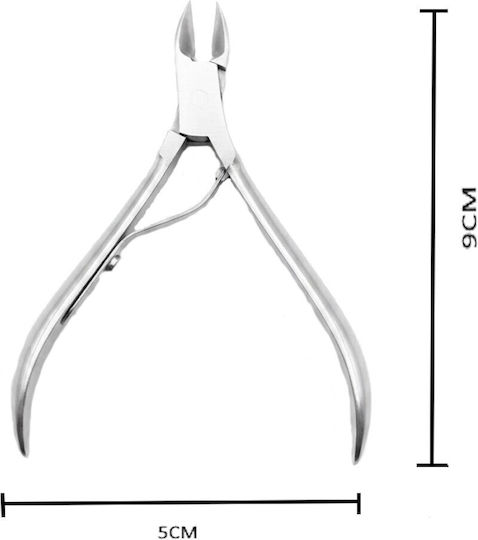 Nagelknipser Eponychium Metallisch 9,5x5,5 cm Maniküre-Pediküre