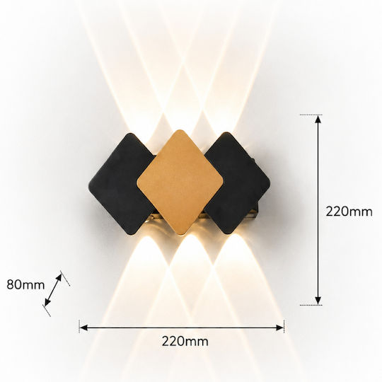 Lightplanet Стенно Външно Осветително Тяло LED IP65 6W