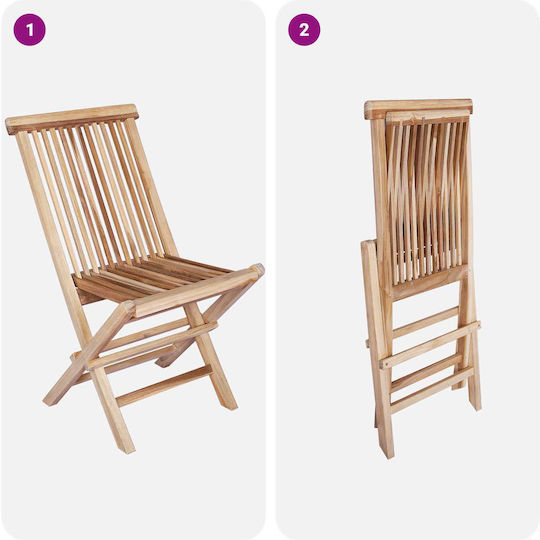 Set Sala De Mese Pentru Exterior Solid 5 Piese VidaXL Cu Suport Pentru Umbrelă