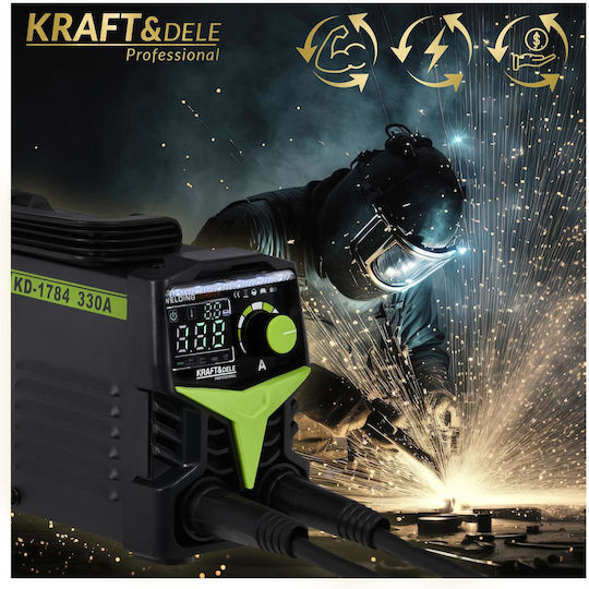 Mașină de sudură inverter MMA TIG Lift 330A Kraft&Dele VRD 230V KD1784