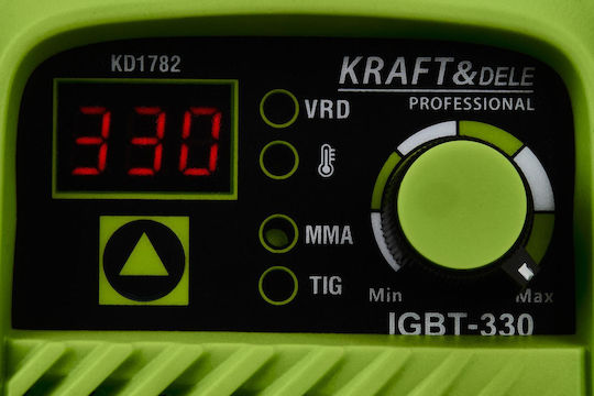 Mașină de sudură inverter MMA TIG Lift 330A Kraft&Dele 230V KD1782