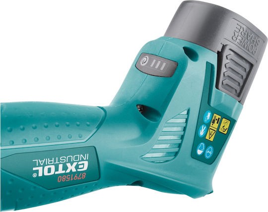 Extol Industrial 16v Foarfeca de grădină electrică Li-ion 2 Baterii 2000mah 25mm Tăiere
