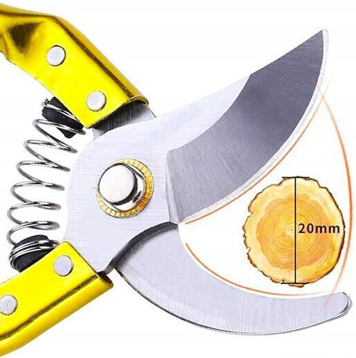 Garden Pruning Shears Hand Operated Shrub Branches One Hand Strong