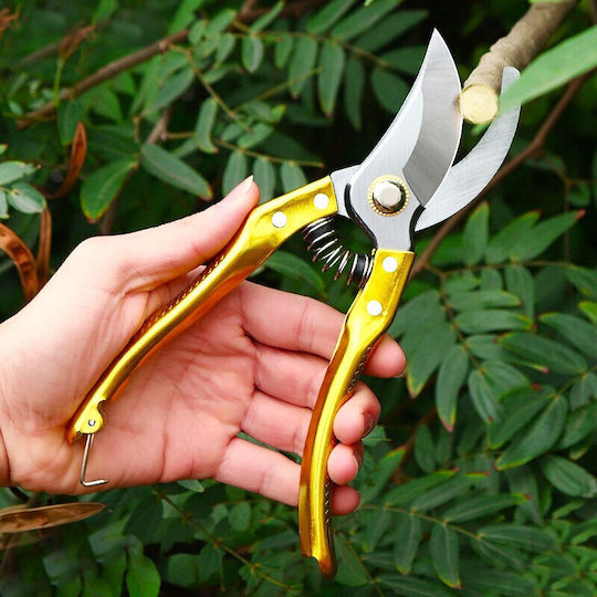 Garden Pruning Shears Hand Operated Shrub Branches One Hand Strong