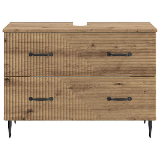 vidaXL Πάγκος χωρίς Νιπτήρα Μ82xΒ41xΥ58.5cm Δρυς