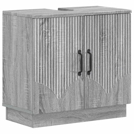 vidaXL vidaXL Bathroom Vanity Unit Without Sink W59.5xD31.5xH56cm Grey Sonoma