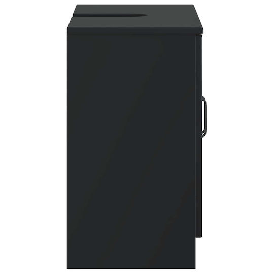 vidaXL Плот без мивка Ш59.5xД31.5xВ59cm Черен