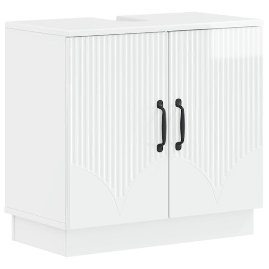 vidaXL Vanity Unit Without Sink W59.5xD31.5xH56cm White
