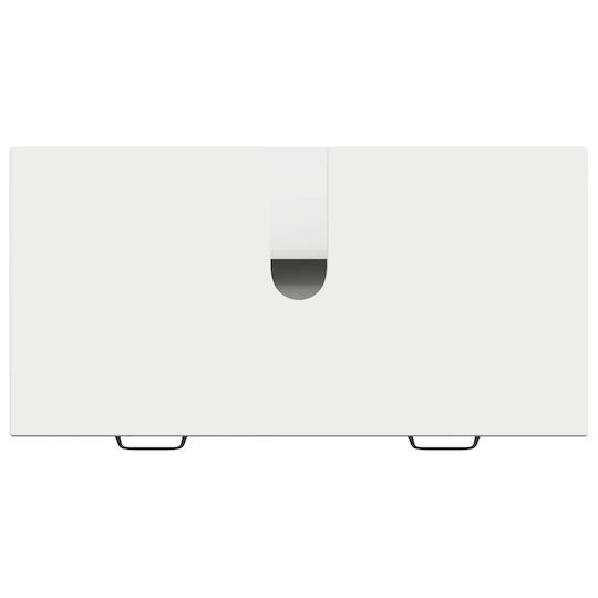 vidaXL Бял Плот без мивка Ш82xД41xВ58.5cm