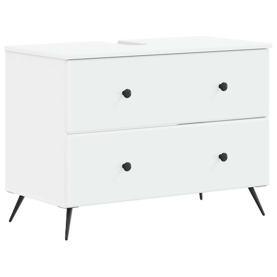 vidaXL Πάγκος χωρίς Νιπτήρα Μ82xΒ41xΥ59cm Λευκό
