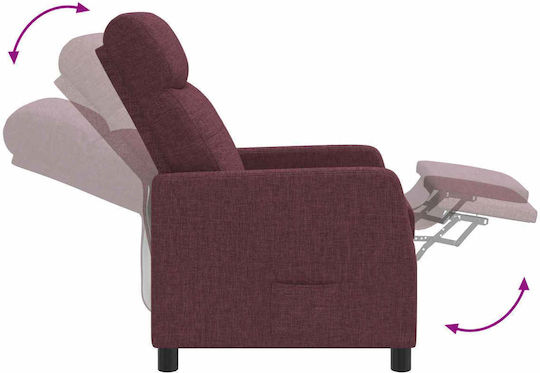 Relax Sessel Lila 66x95x100cm