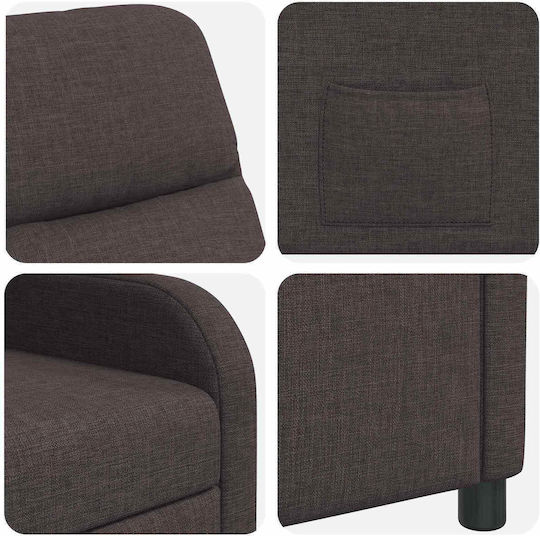 Relax Sessel Dunkelbraun 66x95x100cm