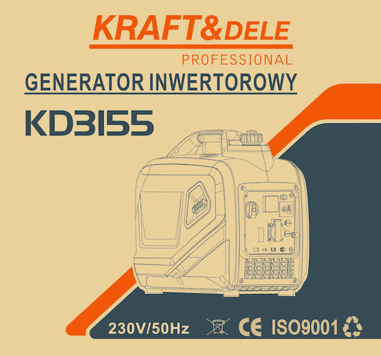 Generator Inverter 2.6kw Kraft&dele Kd3155