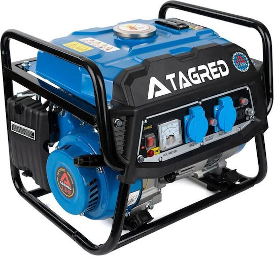 Gasoline Generator Tagred 1600 W 230 V Copper Alternator Ta1600