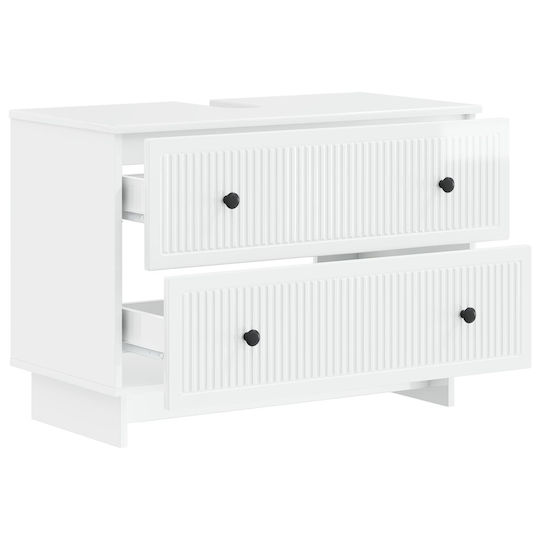 vidaXL Bathroom Vanity Unit without Sink W82xD41xH59cm White