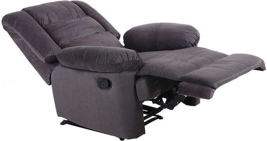 Julia Relaxsessel mit Fußhocker Braun 93x90x100cm