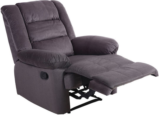 Julia Relaxsessel mit Fußhocker Braun 93x90x100cm