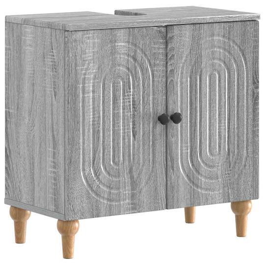 vidaXL vidaXL Bathroom Vanity Unit Without Sink W59.5xD31.5xH59cm Grey Sonoma