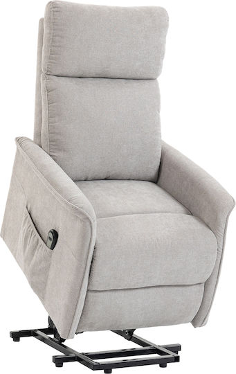 Relax με Υποπόδιο 69x91x106cm Ανοιχτό Γκρι Relax με Υποπόδιο 69x91x106cm Ανοιχτό Γκρι