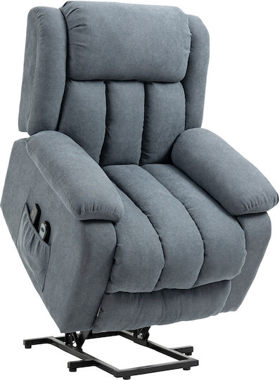 Relax με Υποπόδιο 91x93x103cm Γκρι Relax με Υποπόδιο 91x93x103cm Γκρι