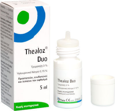 Thea Pharma Hellas Thealoz Duo Dry Eye Drops with Hyaluronic Acid 5ml