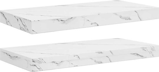 Ράφια Λευκά (2τμχ) 50x23.5x4εκ.