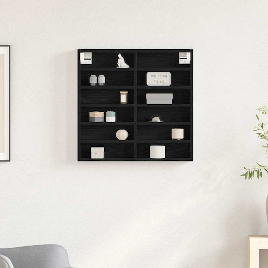 Raft Negru Stejar 60x8.5x58cm