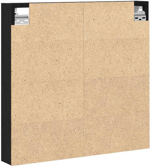 Raft Negru Stejar 60x8.5x58cm