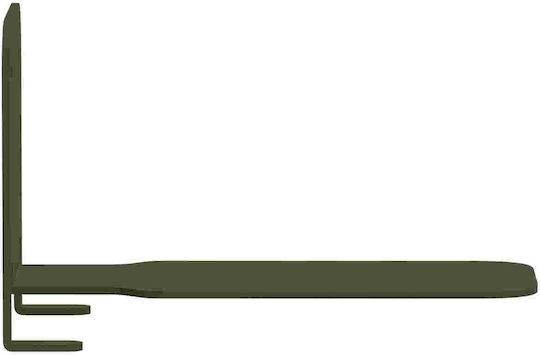 Wall Shelves Olive Green 8 Pieces 10.8x6x6.6cm