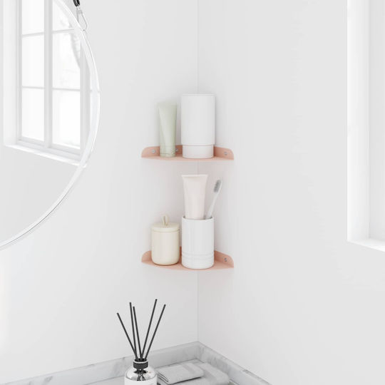 Pink Wall Shelves 2 Pieces 15x15x2cm