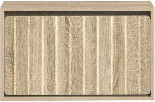Дървена обувна шкаф Zwolle 71x17x43cm
