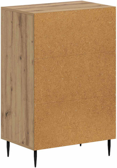 Haarlem Метален Шкаф за Обувки Бежов 59,5x39,5x89,5 см