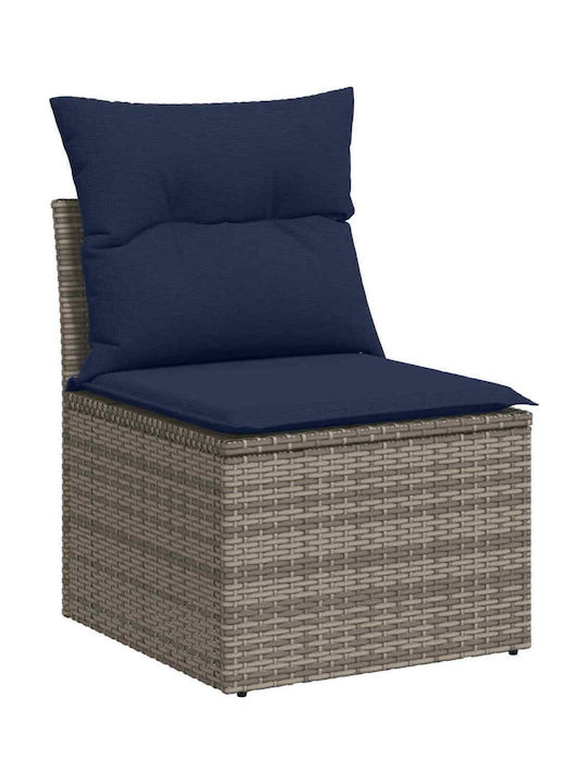 Canapea Cu Două Locuri De Exterior Din Rattan Cu Perne