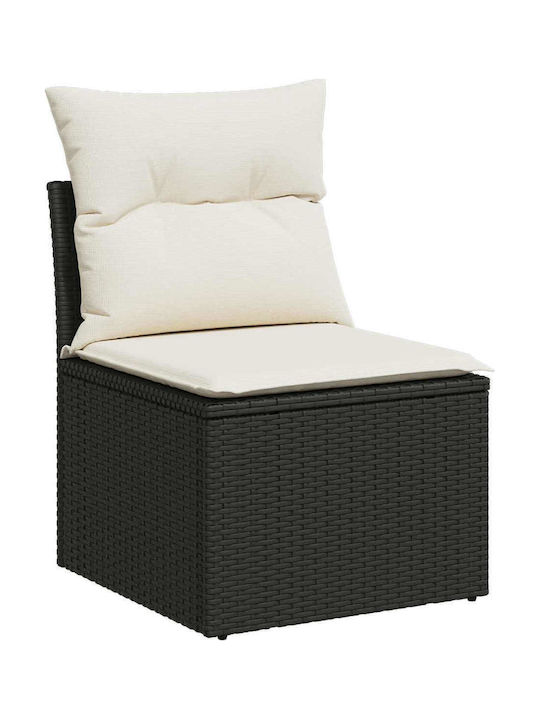Canapea Cu Două Locuri De Exterior Din Rattan Cu Perne
