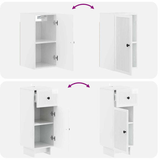 vidaXL Bathroom Vanity Unit without Sink White