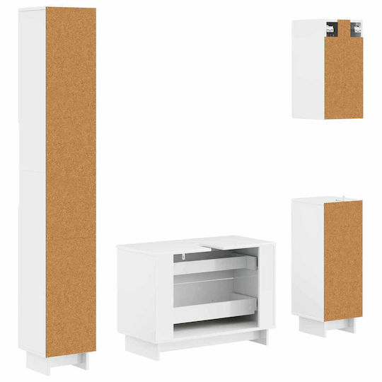 vidaXL Bathroom Vanity Unit without Sink White