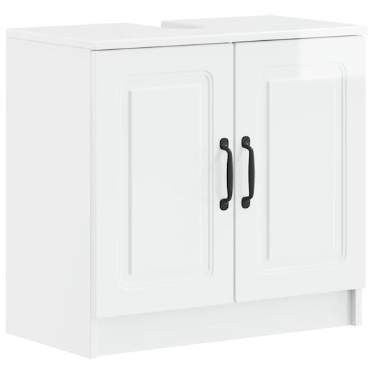 vidaXL Плот без мивка Ш59.5xД31.5xВ59cm Бял vidaXL Плот без мивка Ш59.5xД31.5xВ59cm Бял