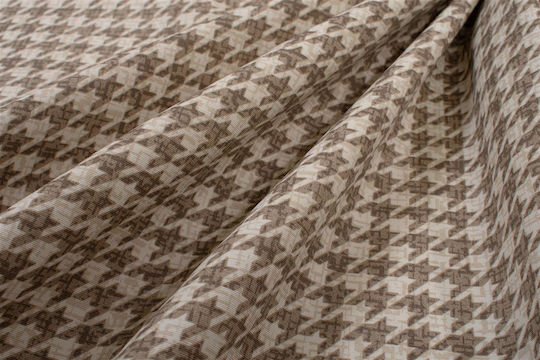 Dimcol Runner Устойчив на петна Houndstooth 473 Бежов 40x180бр