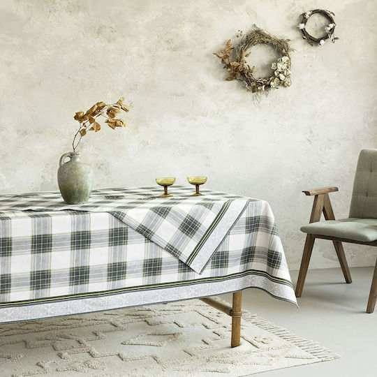 Nima Tischtuch Royal Royal Green 150x150cm